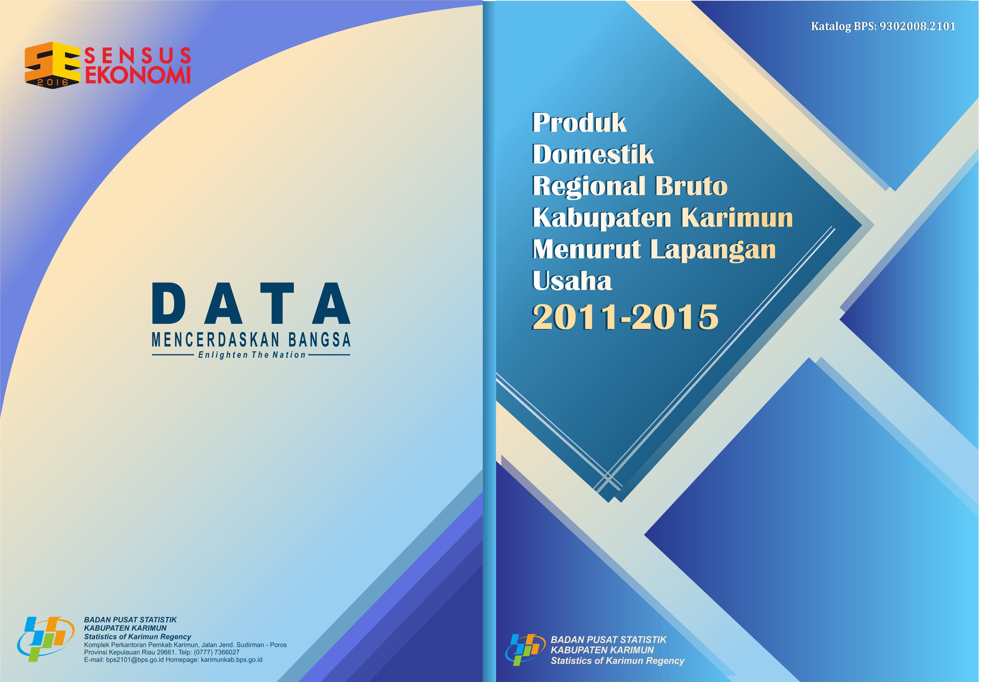 Gross Regional Domestic Product by Industrial Karimun Regency 2011-2015