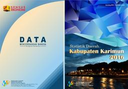 Statistik Daerah Kabupaten Karimun 2016