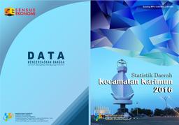 Karimun Subdistrict Regional Statistics 2016