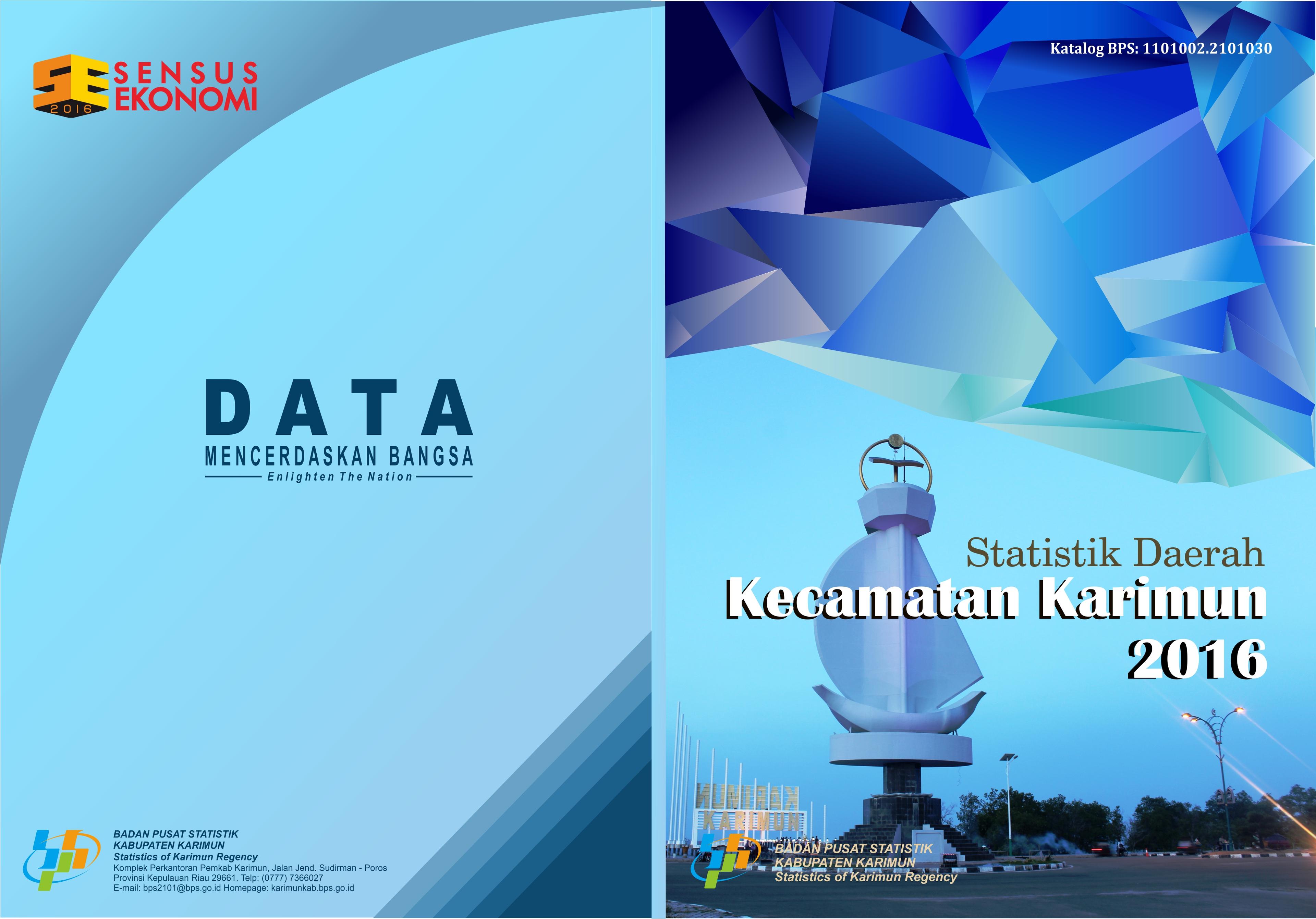 Statistik Daerah Kecamatan Karimun 2016