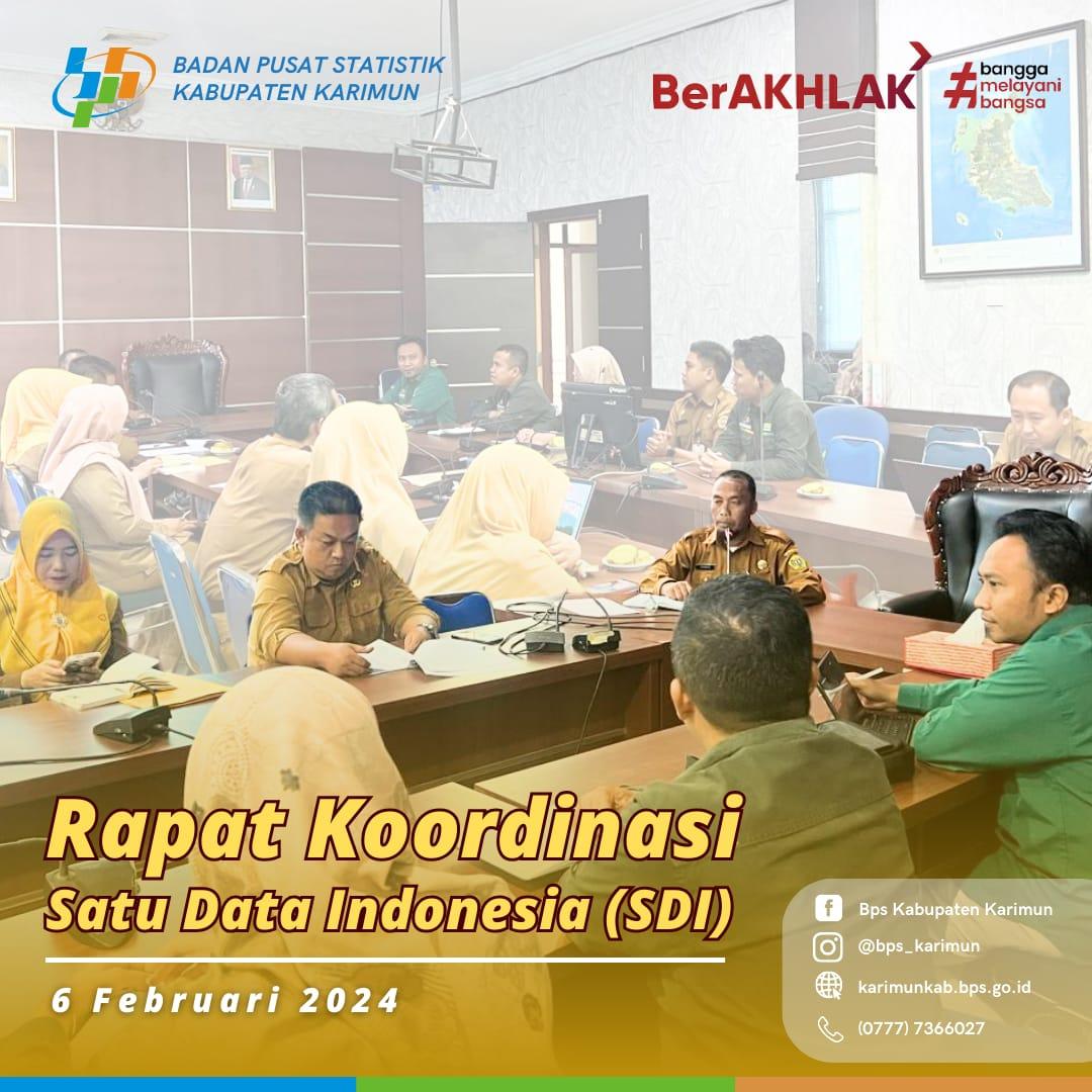 [Rapat Koordinasi Satu Data Indonesia (SDI) di Kabupaten Karimun]