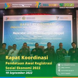 [Rapat Koordinasi Pendataan Awal Registrasi Sosial Ekonomi 2022]